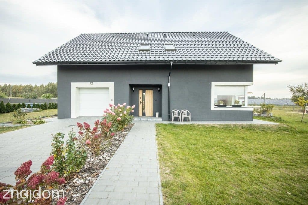 Nowoczesny dom 156 m² z pompą ciepła na działce 2001 m²–Wrzeszczewice