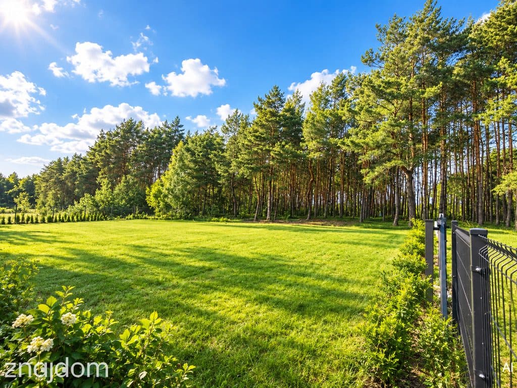 Ogrodzona działka budowlana z własnym lasem, studnią i prądem - 2064m2 - zdjęcie 3