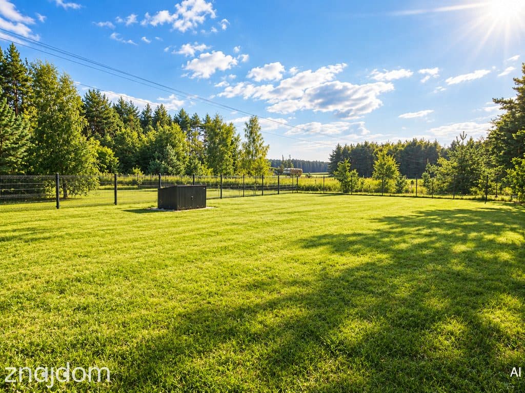 Ogrodzona działka budowlana z własnym lasem, studnią i prądem - 2064m2 - zdjęcie 7