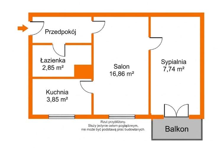 Gotowe do wejścia 2 pokoje z balkonem, Łódź-Górna - zdjęcie 6