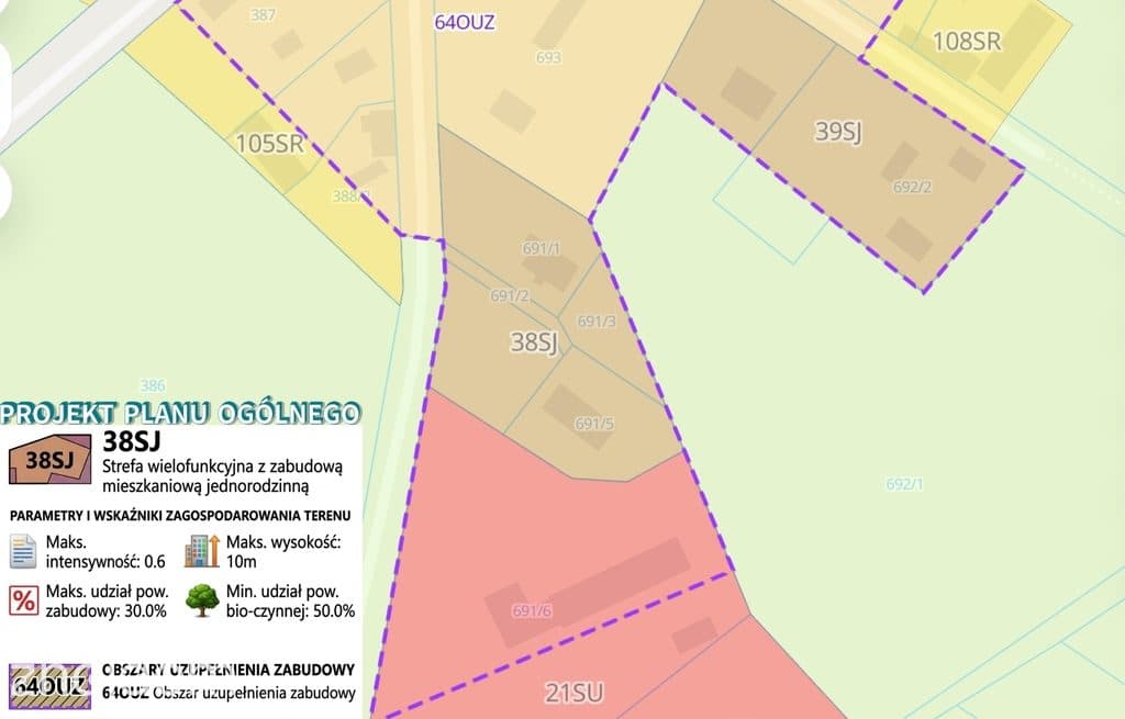 Stara szkoła w Luboczy, 3 działki z dostępem do drogi - zdjęcie 5