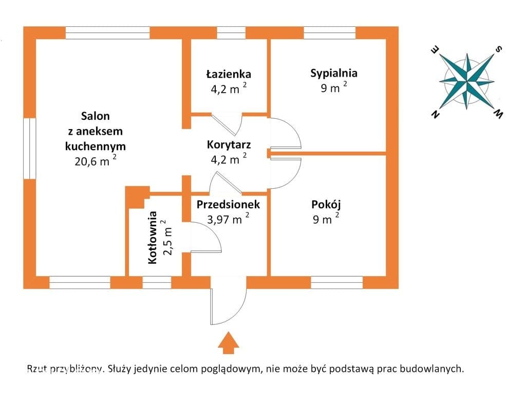 Działka pod dom z proj. Castor, Manasterz - zdjęcie 7