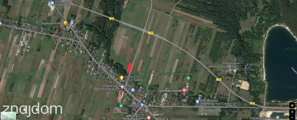 Działka budowlana w Sukowie 868m2 - zdjęcie 4