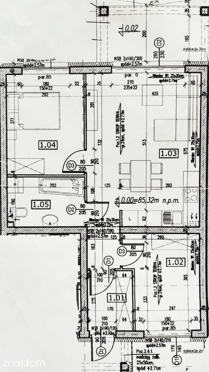 Mieszkanie z tarasem i ogrodem, 54m2 + 120m2 - zdjęcie 2