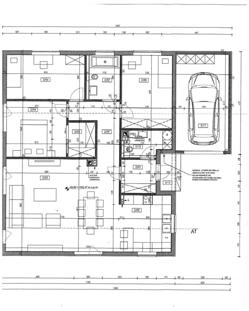 Pniewy 140m2 wolnostojący REZERWACJA