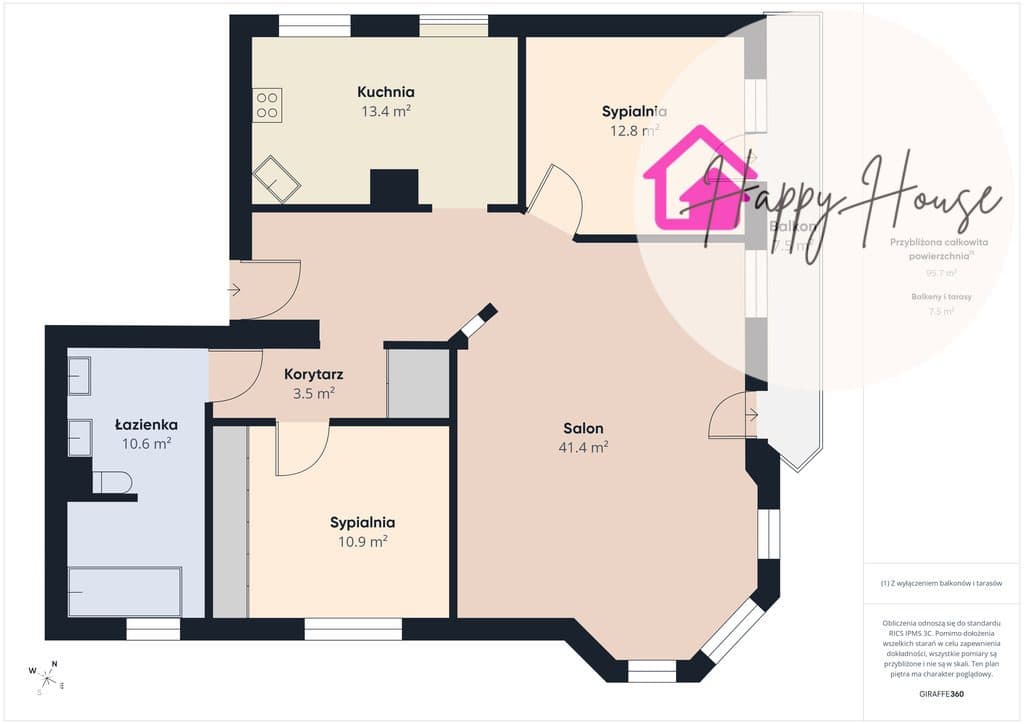Osiedle Generałów, Hallera, 93,2 m² , 3 pokoje - zdjęcie 20