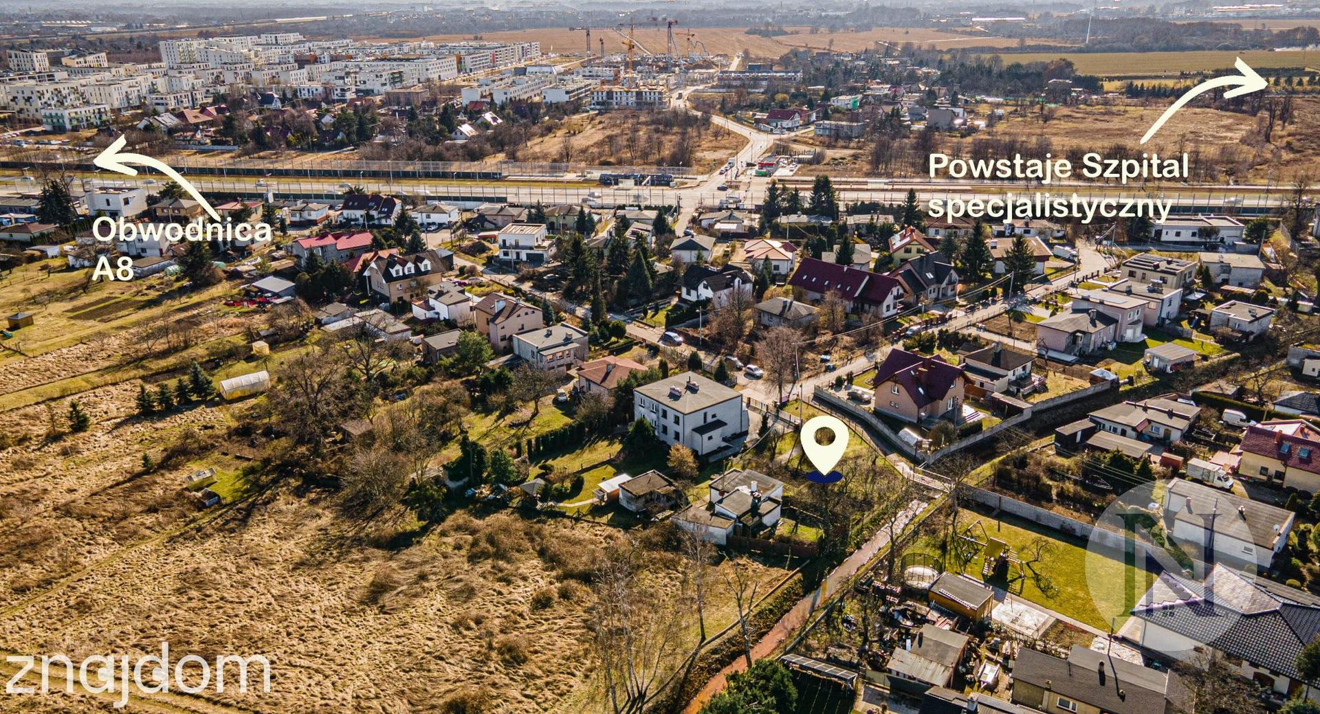 Działka budowlana 1025 m² Możliwość podziału działki