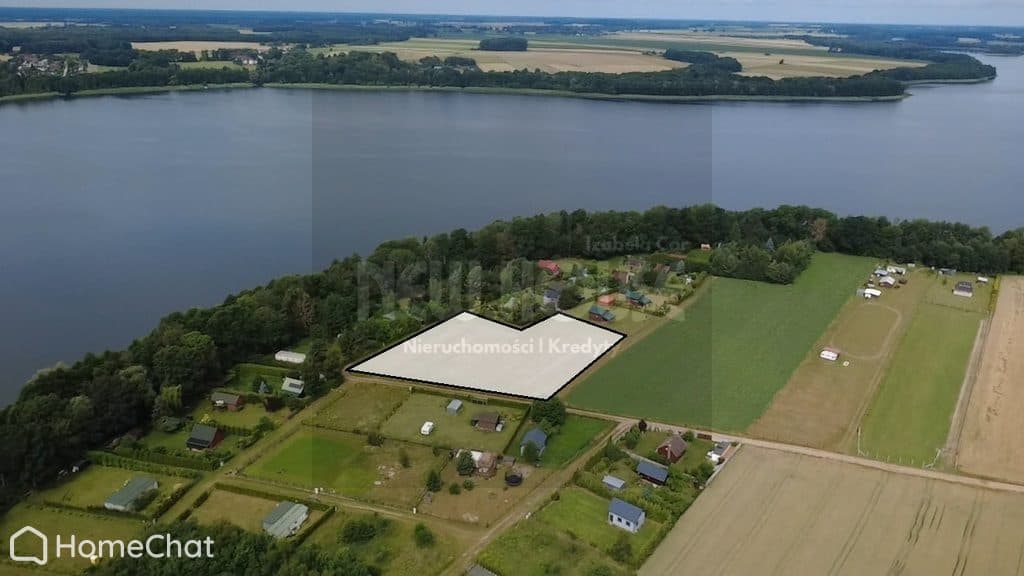 Wyjątkowa działka nad jeziorem Woświn