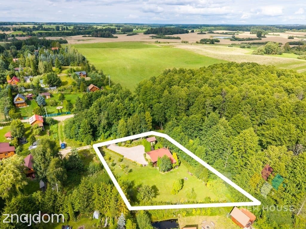Działka rekreacyjna, pow. 1381 m2 w pobliżu jezior - zdjęcie 3