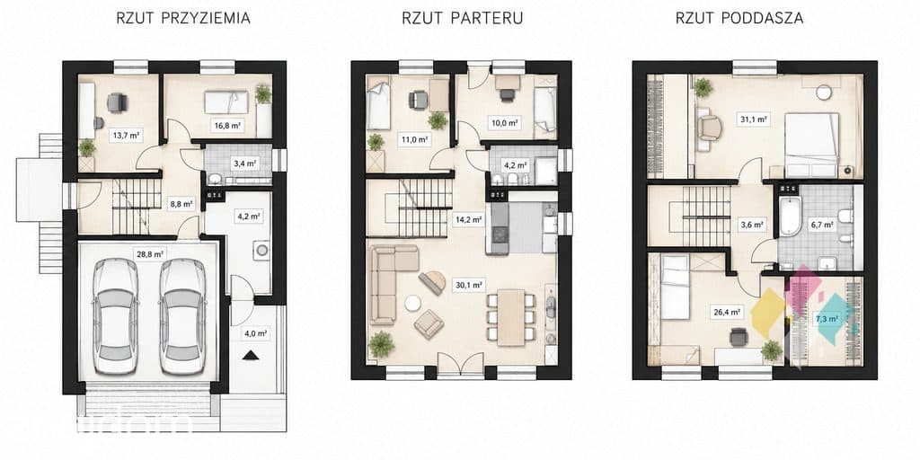 Dom 197 m2 | piękny ogród | garaż | 5 pokoi - zdjęcie 15