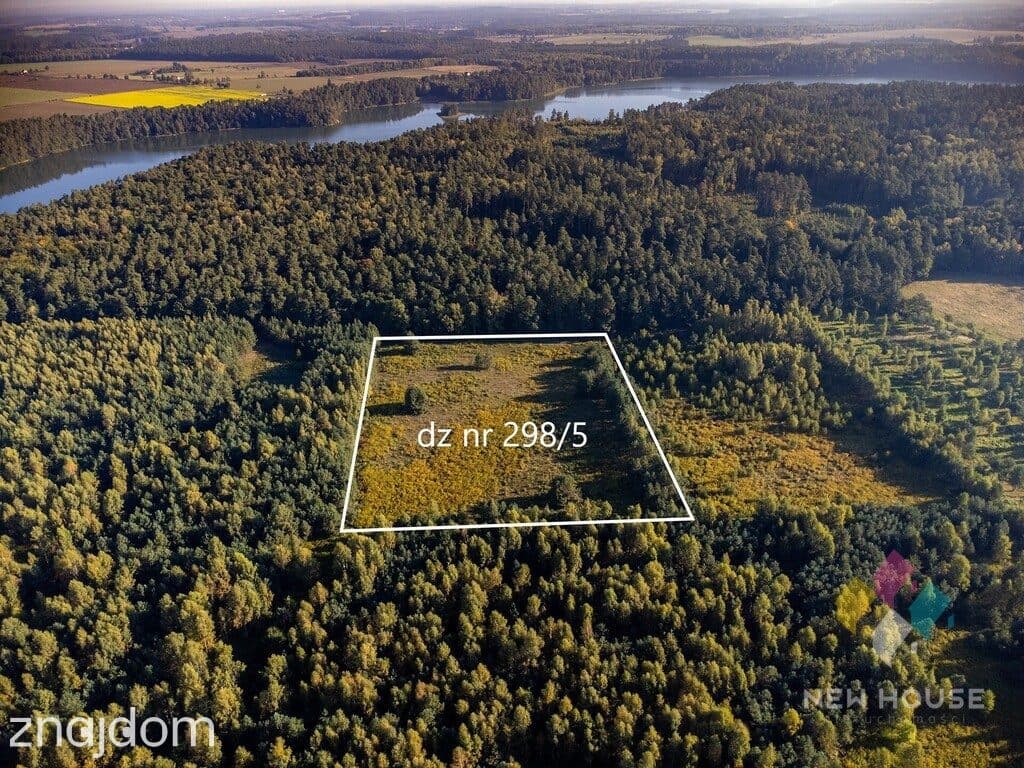 Działka na Mazurach w gminie Grunwald w otoczeniu lasów i jezior - zdjęcie 3