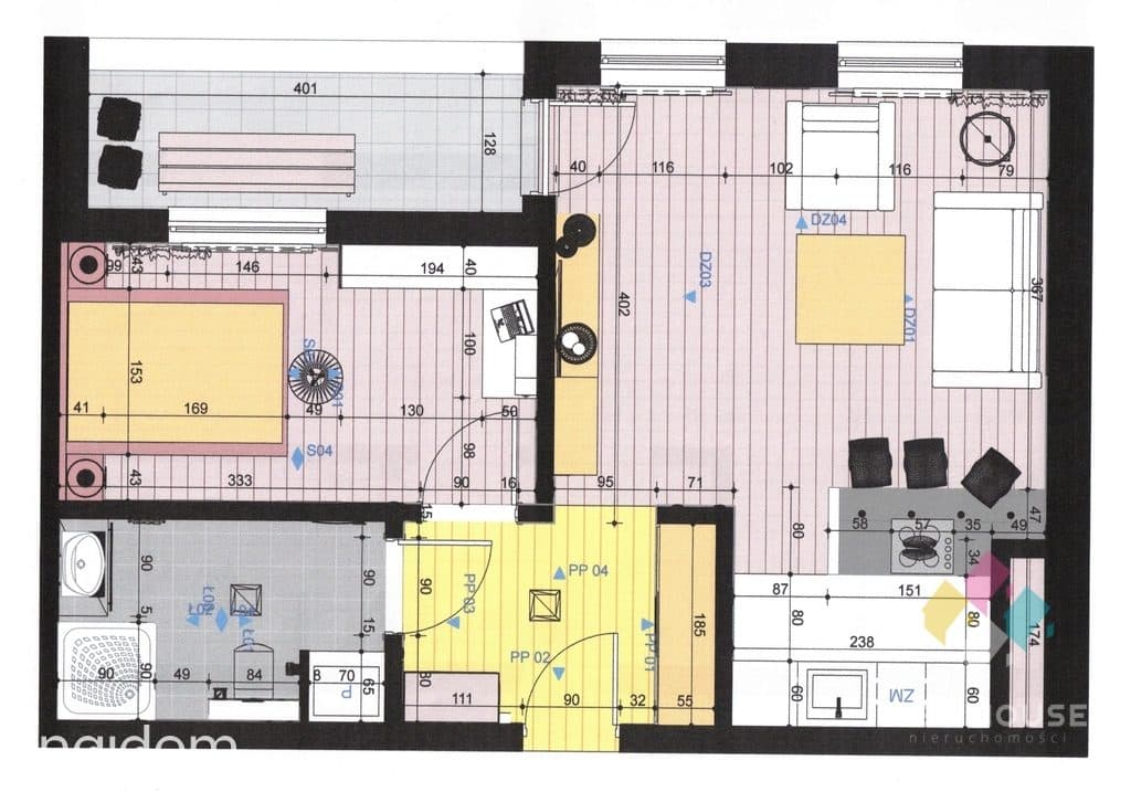 2-pok, 45 m2, ul. Leśna | msc. w hali garażowej - zdjęcie 7