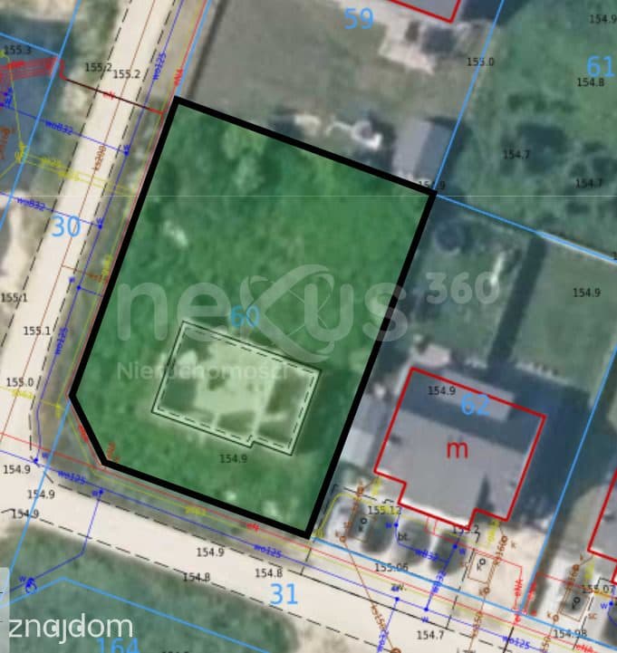 DZIAŁKA 926 m² Z ROZPOCZĘTĄ BUDOWĄ DOMU | OLEŚNICA – RATAJE - zdjęcie 2