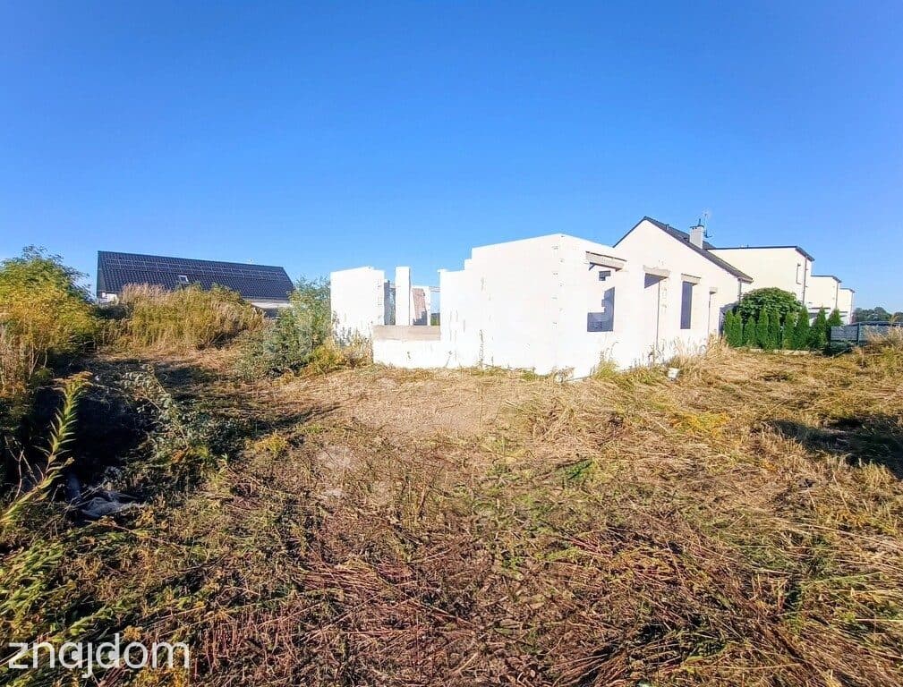DZIAŁKA 926 m² Z ROZPOCZĘTĄ BUDOWĄ DOMU | OLEŚNICA – RATAJE - zdjęcie 8