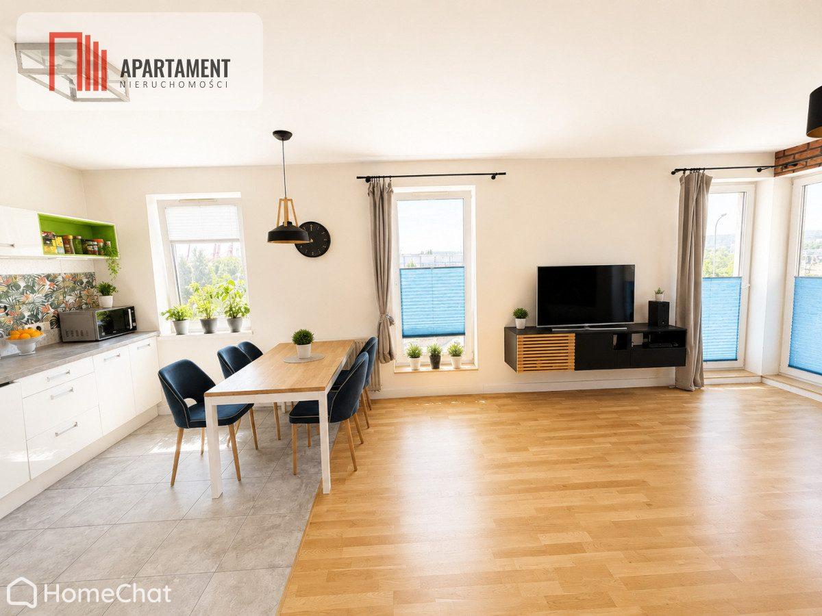 72m2, 3 pokoje, balkon, hala garażowa