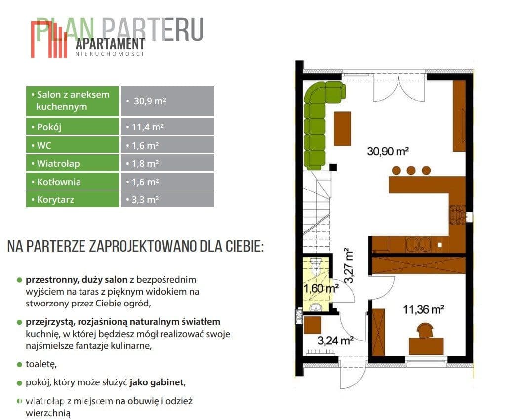 Nowoczesny Dom szerogowy 98,50 m2 - zdjęcie 18