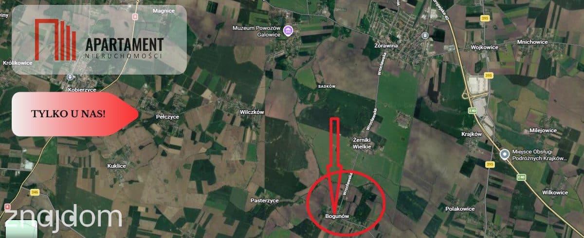 Działka rolna 89 arów pod Wrocławiem | Bogunów | - zdjęcie 5