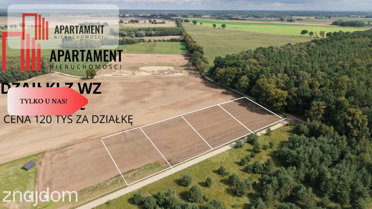 Działki z WZ – Grabowiec k. Iławy