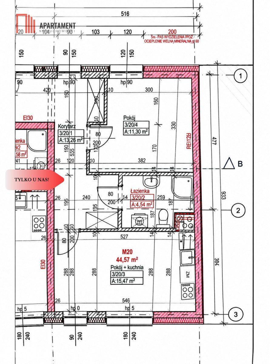 Bez PCC / Nowe 2 pokojowe 35 m² w centrum Wołowa - zdjęcie 14