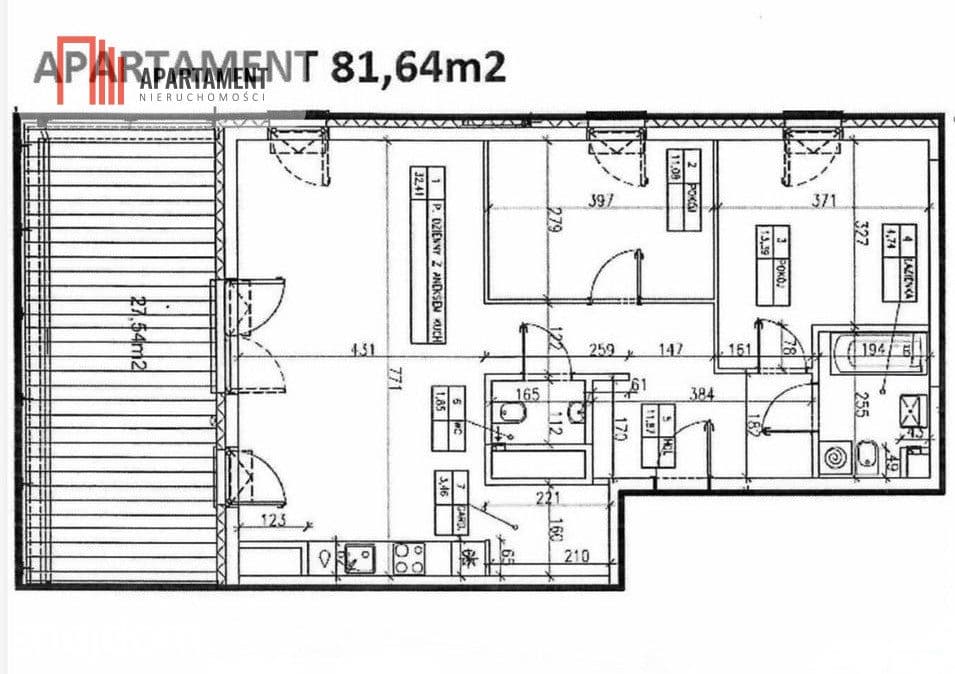Apartament 81,67 m², 10 piętro, tars 27 m², Gajowa - zdjęcie 21