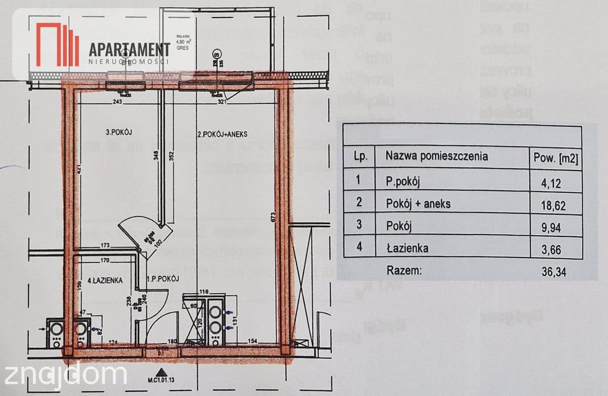 Nowoczesne 2 pokoje, 36,4 m2, 2023, Stary Fordon - zdjęcie 14