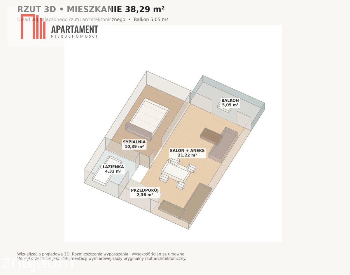 Nowoczesne 2 pokoje z widokiem na las, Os.Leśne - zdjęcie 13