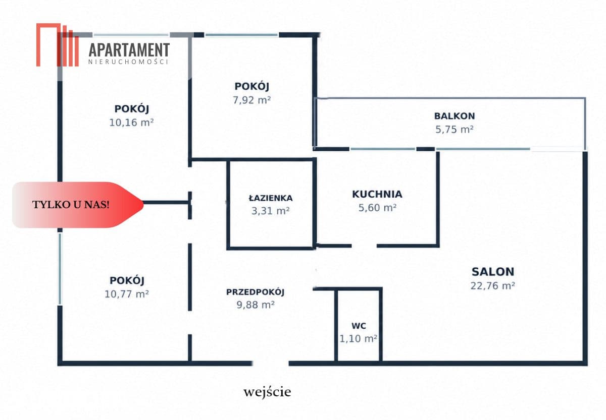 Mieszkanie 71,06m² z balkonem |4 pokoje |2. piętro - zdjęcie 20