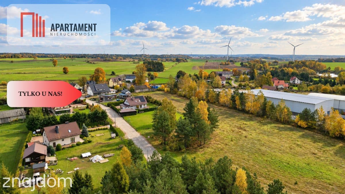 Kaszuby – działka pod dom 1105 m²