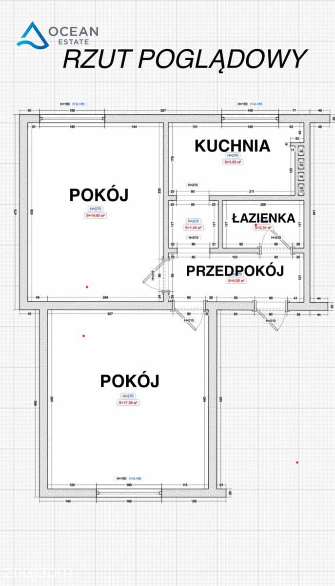 HEL | 2 POKOJE | I PIĘTRO | PIWNICA 28 M² - zdjęcie 14
