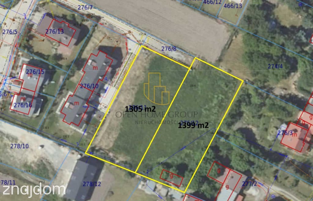 Żerniki Wrocławskie, działka budowlana 1305 m2 - zdjęcie 4