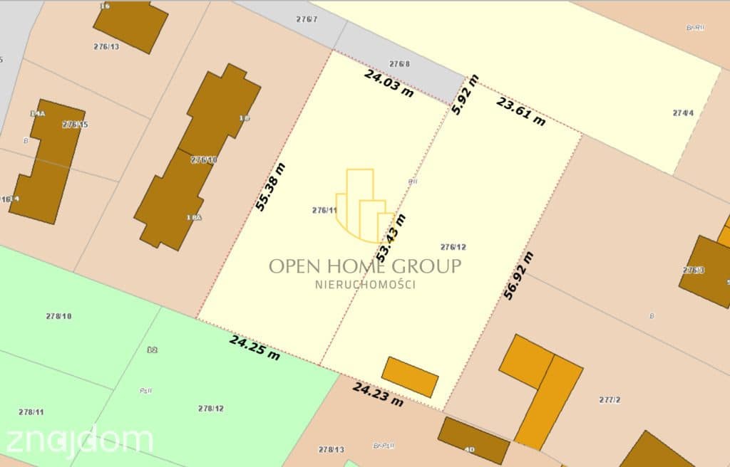 Żerniki Wrocławskie, działka budowlana 1305 m2 - zdjęcie 9