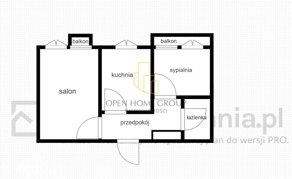 Słoneczne 2 pokoje z możliwością na 3M/2 balkony! - zdjęcie 13
