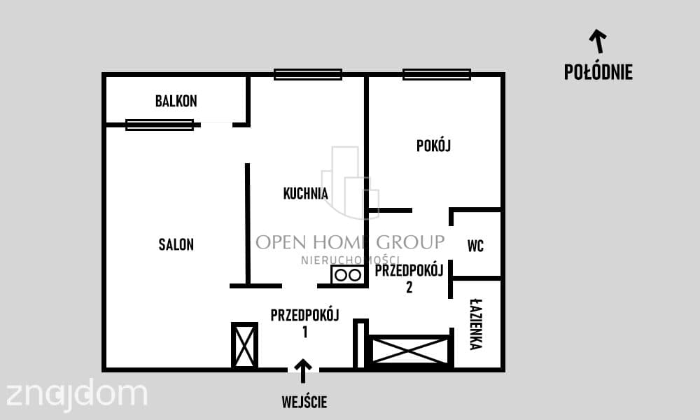 2 pokoje | 49,90 m² | balkon | Gądów Mały - zdjęcie 14
