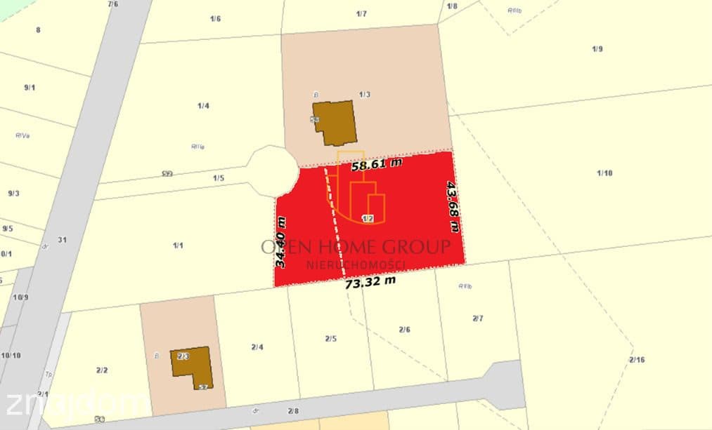 Szukalice, Żórawina działka budowlana 3000 m2 - zdjęcie 5