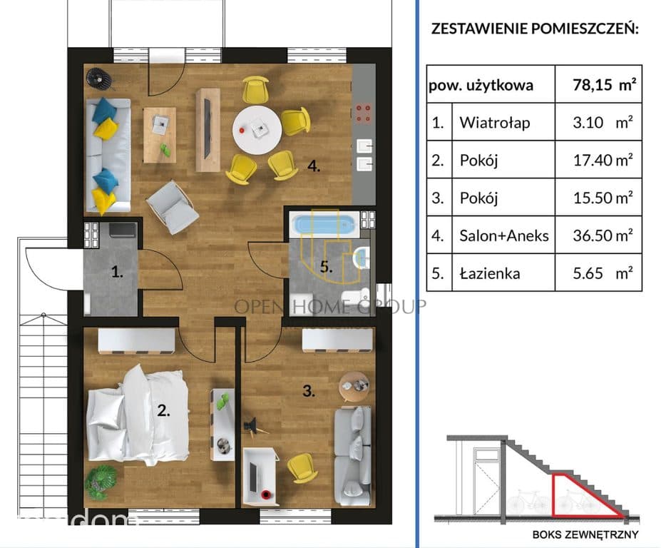Okazja! Smolec 140m2/ 5 pokoi/Top/ zabudowa blizniacza - zdjęcie 17