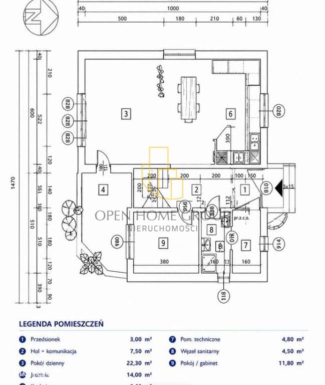 KOSTRZYCA | 338,57 m² | 2 NIEZALEŻNE CZĘŚCI MIESZK - zdjęcie 19