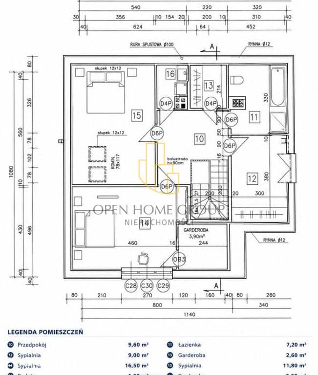 KOSTRZYCA | 338,57 m² | 2 NIEZALEŻNE CZĘŚCI MIESZK - zdjęcie 20