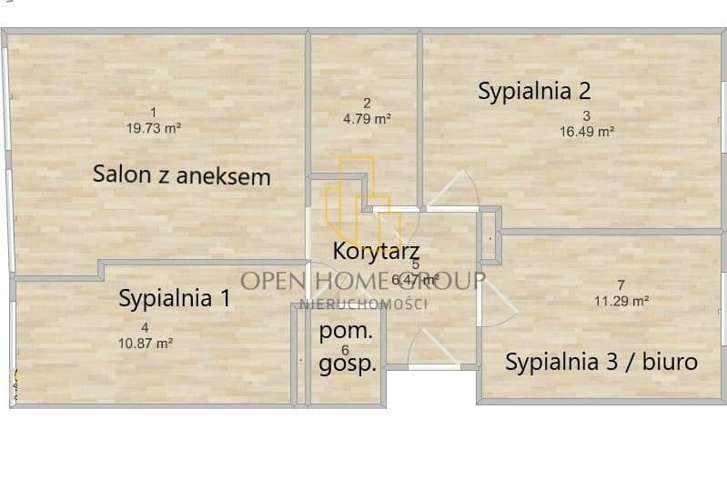TOP | Ratusz | 4 pokoje | 72,4m²  | 2 piętro - zdjęcie 10