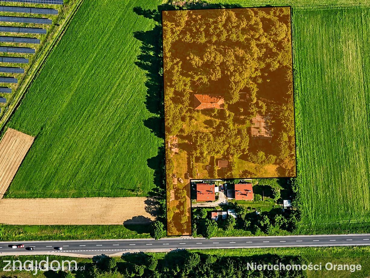 Duża działka przy drodze krajowej nr 10