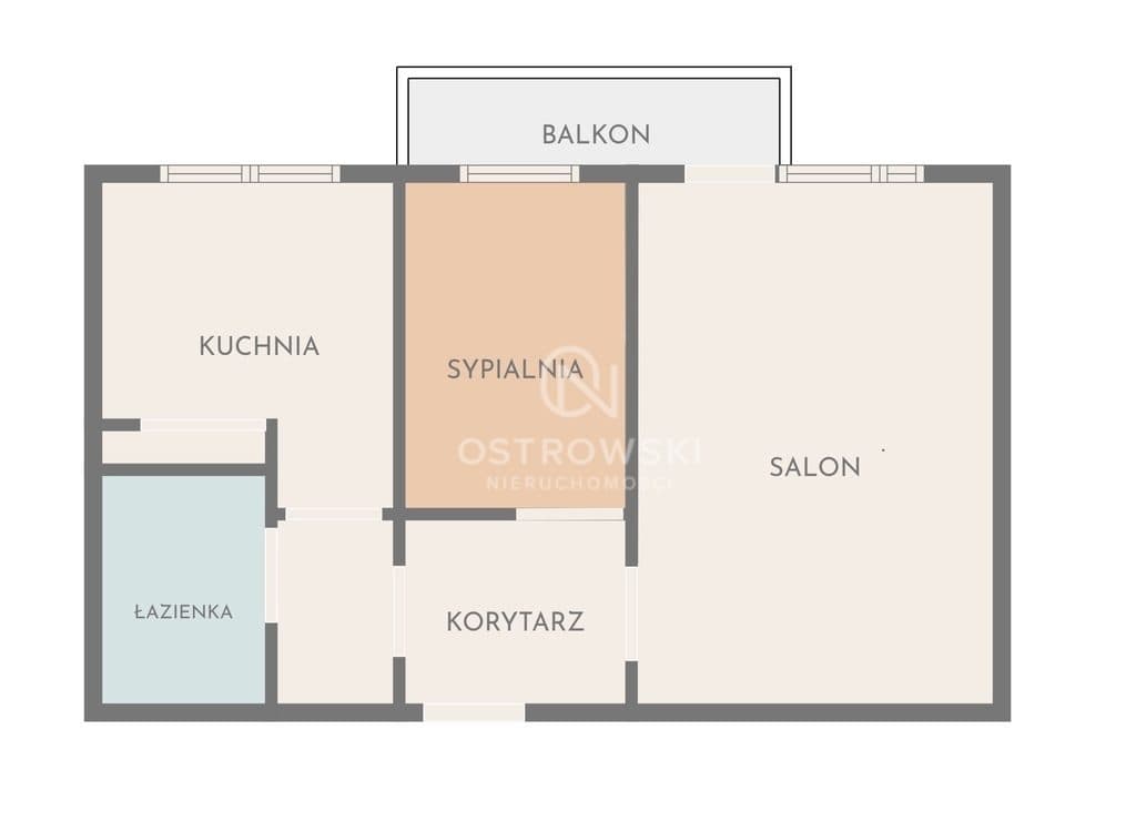 35 m2 | 2 pok | balkon | pierwsze piętro - zdjęcie 8