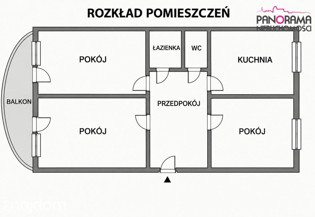 3-pokojowe mieszkanie z dużym balkonem – Bydgoskie Przedmieście - zdjęcie 17