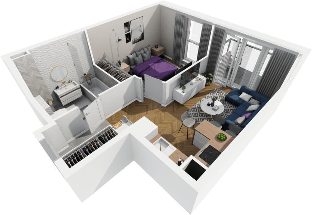 Apartament 2-pokoje I Twoja Przystań nad Motławą - zdjęcie 10