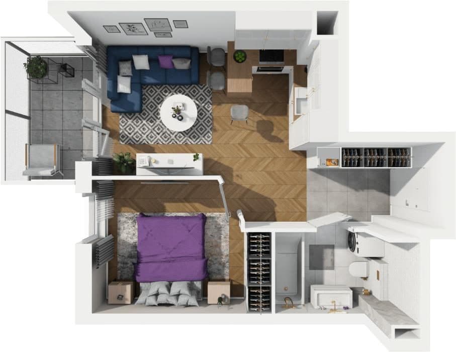 Apartament 2-pokoje I Twoja Przystań nad Motławą - zdjęcie 7