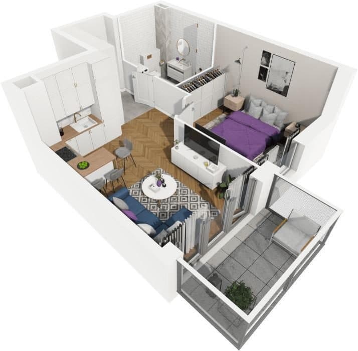 Apartament 2-pokoje I Twoja Przystań nad Motławą - zdjęcie 9