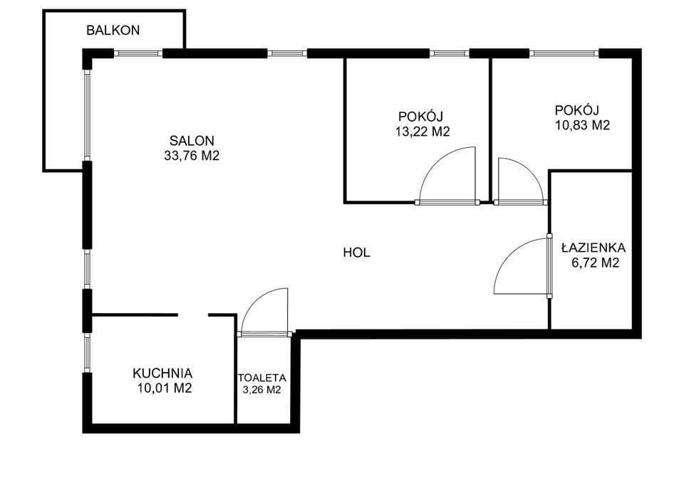 Gdańsk Wrzeszcz – 3 pokoje | 78 m² | Centrum - zdjęcie 13