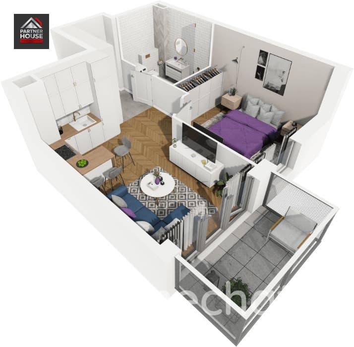 Apartament 2-pokoje I Twoja Przystań nad Motławą - zdjęcie 9