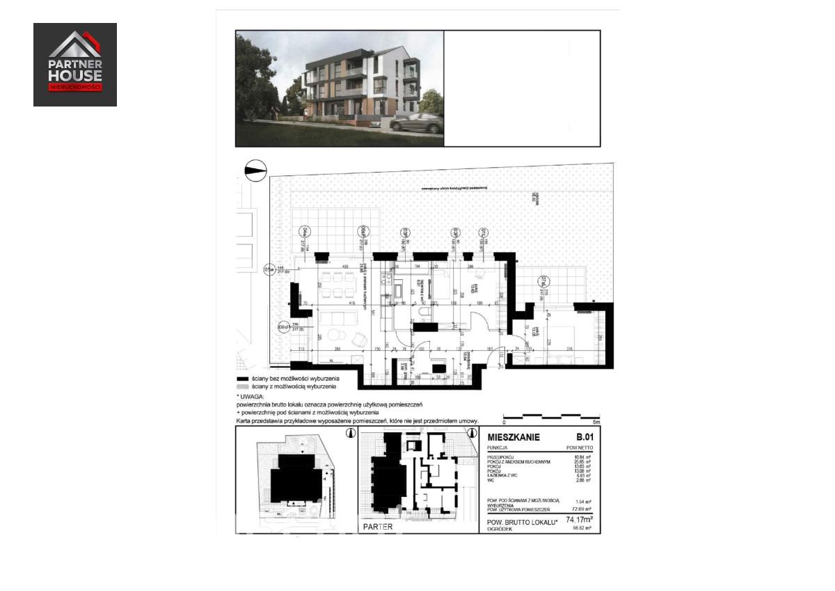 Suchanino | Apartament 74 m2 z ogrodem - zdjęcie 20