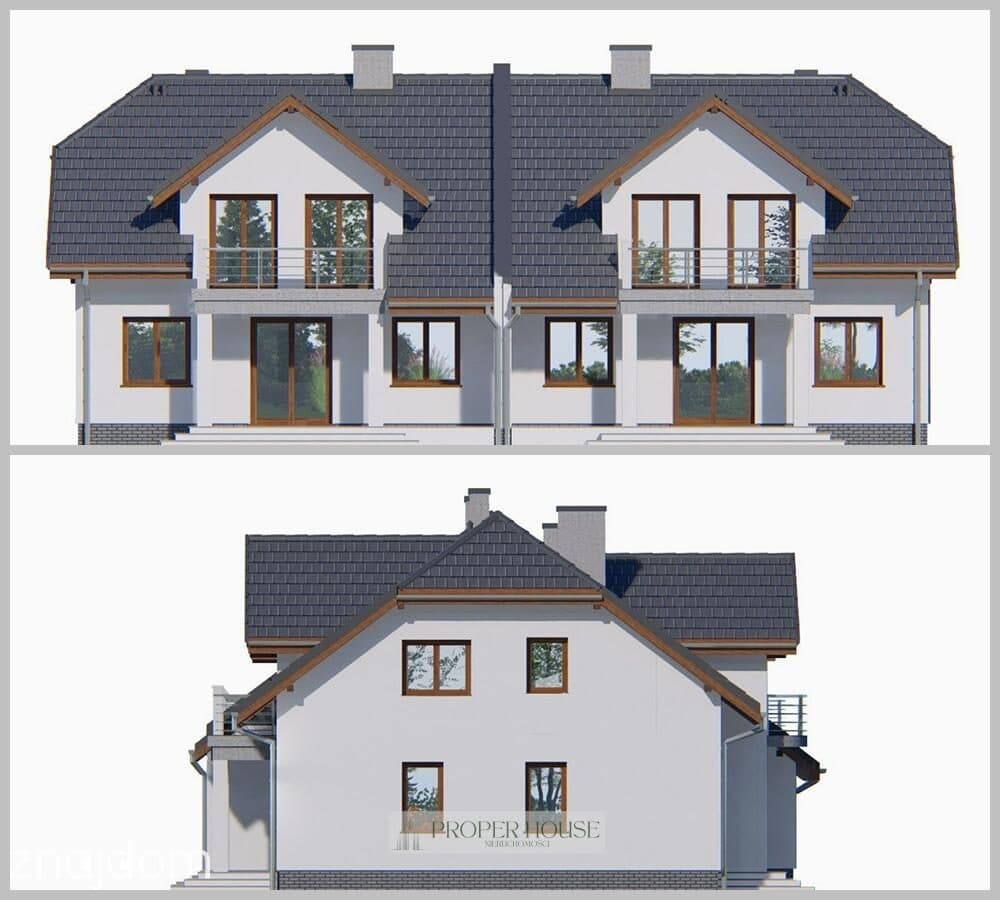 Projekt deweloperski w Konopnicy! Bliźniak 240m² z potencjałem zysku! - zdjęcie 4