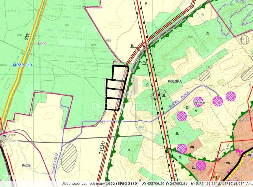 <B>DZIAŁKI ROLNE 4,72HA LETNICA, GM. ŚWIDNICA</b>