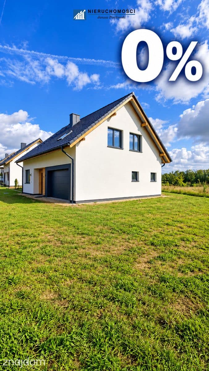 Nowy dom 100 m² | Sucha Górna k. Polkowic | garaż